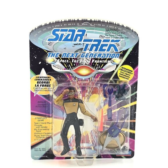 Star Trek The Next Generation Lieutenant Commander Geordi La Forge With Visor - Picture 1 of 6